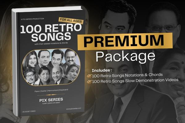 100 Retro Songs eBook: With Notations Chords